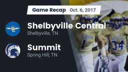Recap: Shelbyville Central  vs. Summit  2017