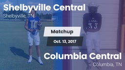 Matchup: Shelbyville Central vs. Columbia Central  2017