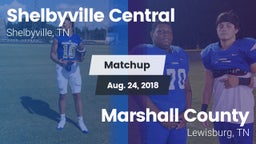 Matchup: Shelbyville Central vs. Marshall County  2018