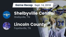 Recap: Shelbyville Central  vs. Lincoln County  2018