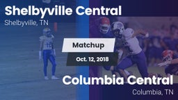 Matchup: Shelbyville Central vs. Columbia Central  2018