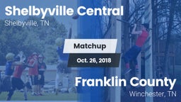 Matchup: Shelbyville Central vs. Franklin County  2018