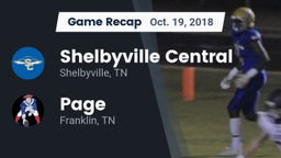 Recap: Shelbyville Central  vs. Page  2018