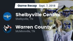 Recap: Shelbyville Central  vs. Warren County  2018