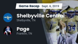 Recap: Shelbyville Central  vs. Page  2019