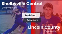 Matchup: Shelbyville Central vs. Lincoln County  2019