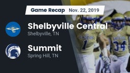 Recap: Shelbyville Central  vs. Summit  2019