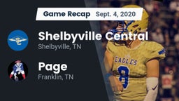 Recap: Shelbyville Central  vs. Page  2020