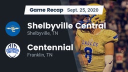 Recap: Shelbyville Central  vs. Centennial  2020