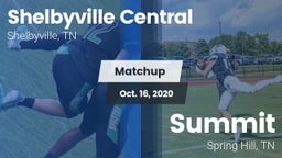 Matchup: Shelbyville Central vs. Summit  2020