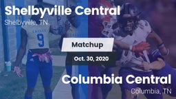 Matchup: Shelbyville Central vs. Columbia Central  2020