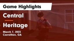 Central  vs Heritage  Game Highlights - March 7, 2023