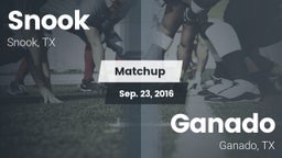 Matchup: Snook vs. Ganado  2016