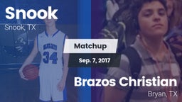Matchup: Snook vs. Brazos Christian  2017