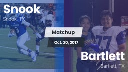 Matchup: Snook vs. Bartlett  2017