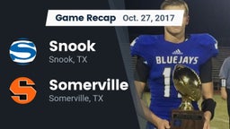 Recap: Snook  vs. Somerville  2017