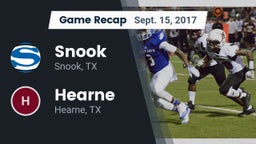 Recap: Snook  vs. Hearne  2017