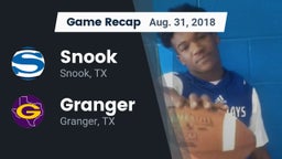 Recap: Snook  vs. Granger  2018