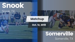 Matchup: Snook vs. Somerville  2018