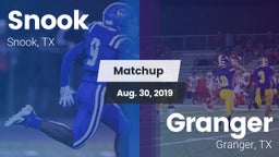 Matchup: Snook vs. Granger  2019
