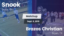 Matchup: Snook vs. Brazos Christian  2019
