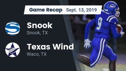 Recap: Snook  vs. Texas Wind 2019