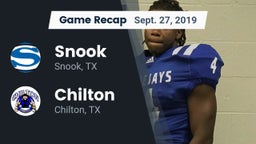 Recap: Snook  vs. Chilton  2019