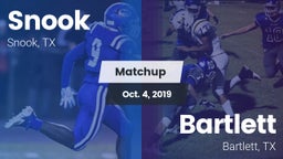 Matchup: Snook vs. Bartlett  2019