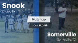 Matchup: Snook vs. Somerville  2019