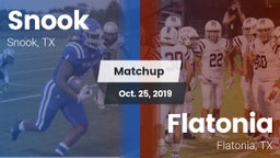 Matchup: Snook vs. Flatonia  2019