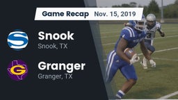 Recap: Snook  vs. Granger  2019