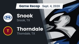 Recap: Snook  vs. Thorndale  2020