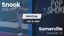 Matchup: Snook vs. Somerville  2020