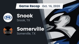 Recap: Snook  vs. Somerville  2020