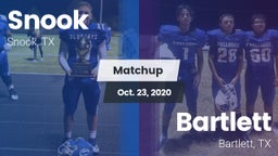Matchup: Snook vs. Bartlett  2020