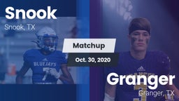 Matchup: Snook vs. Granger  2020