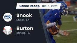 Recap: Snook  vs. Burton  2021