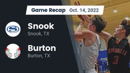 Recap: Snook  vs. Burton  2022