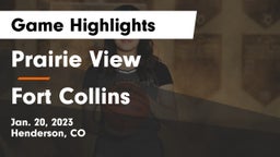 Prairie View  vs Fort Collins  Game Highlights - Jan. 20, 2023