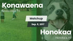 Matchup: Konawaena vs. Honokaa  2017