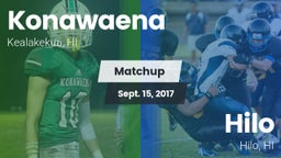 Matchup: Konawaena vs. Hilo  2017