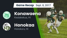 Recap: Konawaena  vs. Honokaa  2017