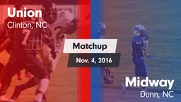 Matchup: Union vs. Midway  2016