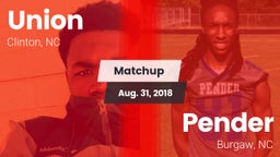 Matchup: Union vs. Pender  2018