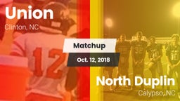 Matchup: Union vs. North Duplin  2018