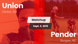 Matchup: Union vs. Pender  2019
