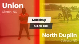 Matchup: Union vs. North Duplin  2019