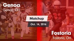 Matchup: Genoa vs. Fostoria  2016