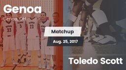 Matchup: Genoa vs. Toledo Scott 2017