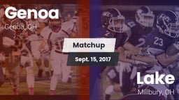 Matchup: Genoa vs. Lake  2017